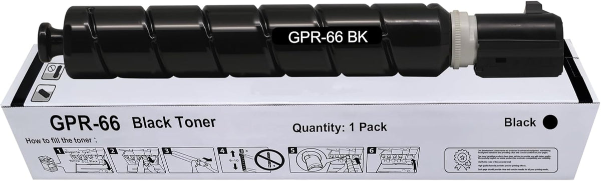 GPR-66 GPR66 Black Toner Cartridge 5753C003AA Toner Cartirdge Replacement for Canon GPR-66 GPR66 Toner use imageRUNNER Advance DX C3926i DX C3930i DX C3935i DX 3926 DX 3935 DX 3930 Printer