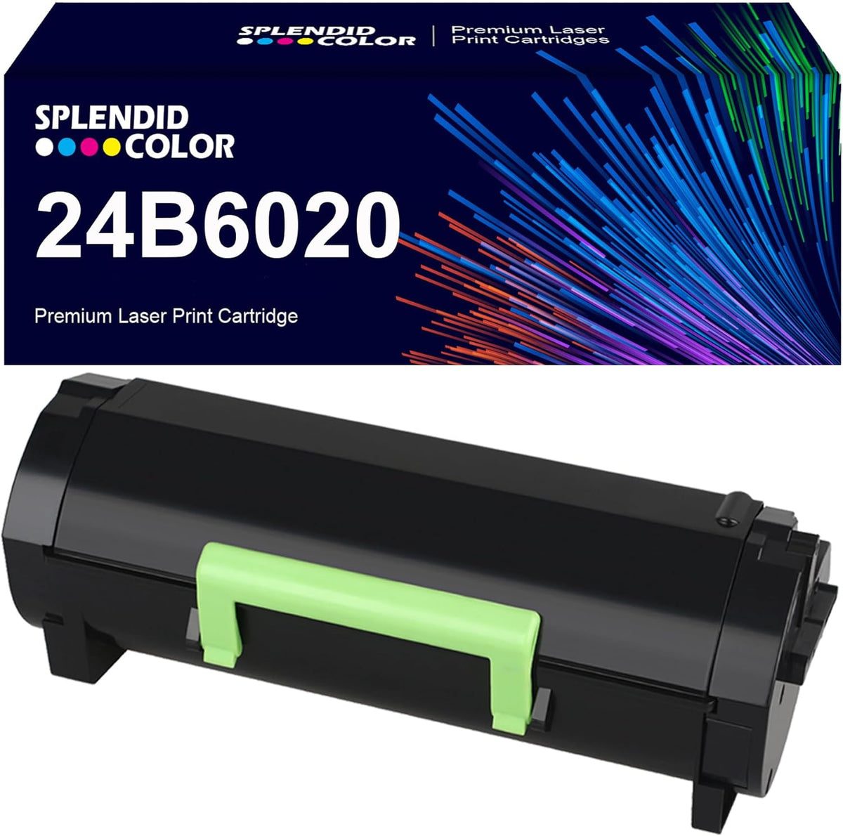 24B6020 Toner Remanufactured 1PK 24B6020 Black Toner Cartridge Replacement for Lexmark 24B6020 for XM7155 XM7155X XM7163 XM7163X XM7170 XM7170X Printer