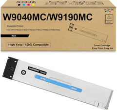 W9190MC W9040MC Black Toner Cartridge Replacement for MFP E77822dn E77822z E77825dn E77825z E77830dn E77830z Printers