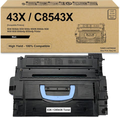 C8543X 43X Toner Cartridge Replacement for 9040 9040dn 9050 9050n 9000N 9000dn 9040 9000 9050 9040mfp 9050mfp Printer