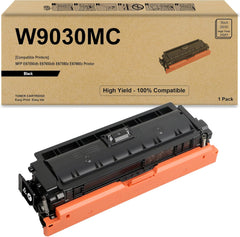 W9030MC Black Toner Cartridge Replacement for MFP E67550dh E67650dh E67560z E67660z Printer.1Pack